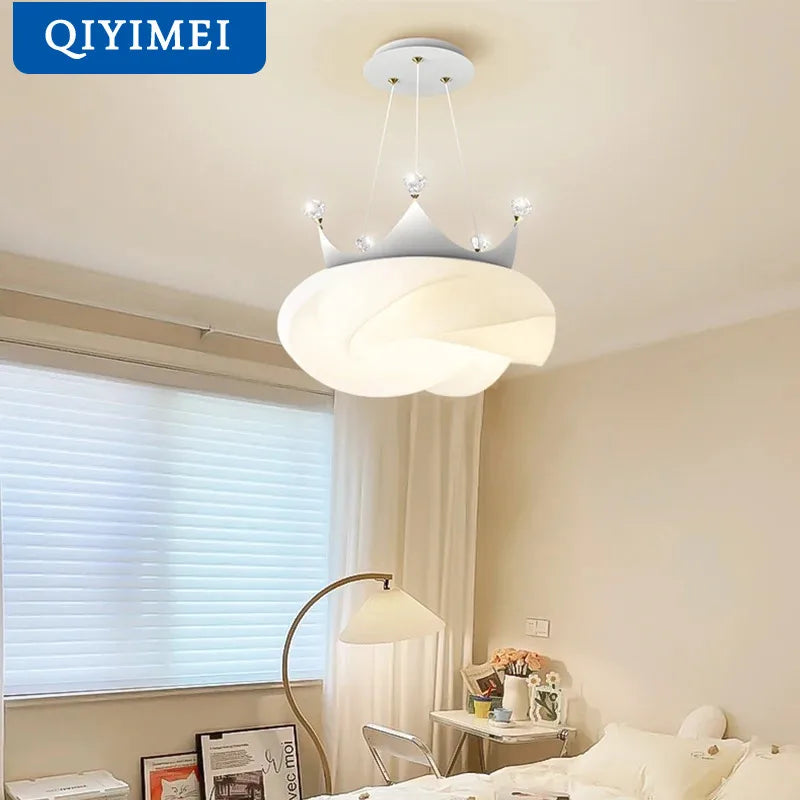 lampadario led moderno per decorazione d'interni a forma di corona