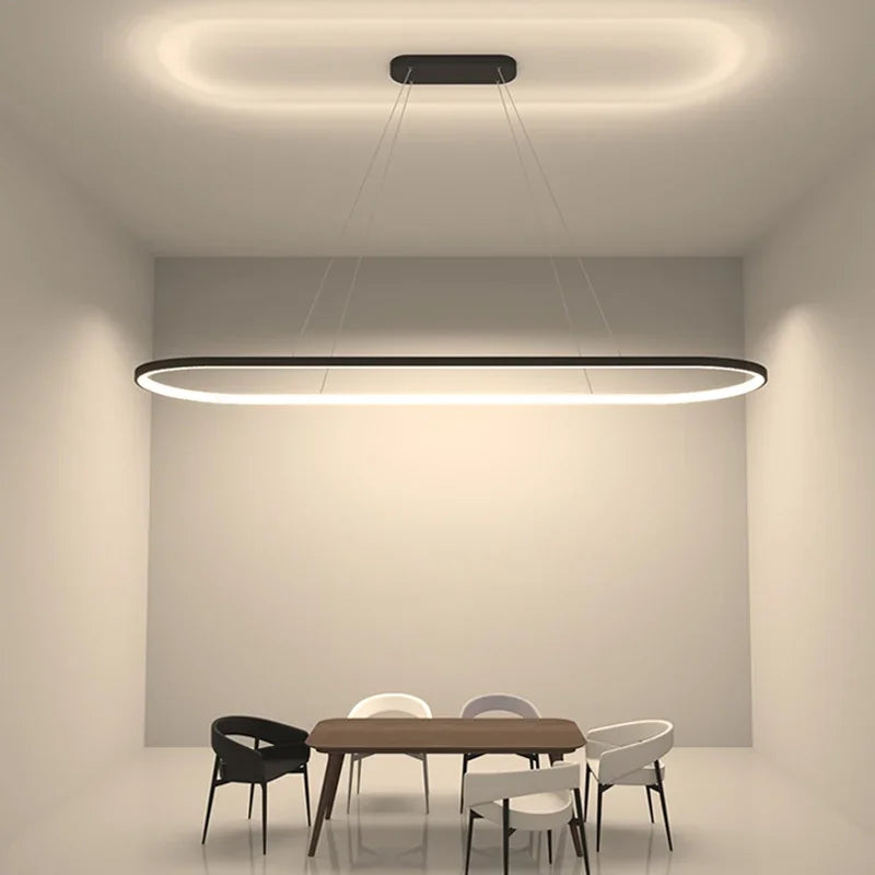 Lampadario nordico minimalista luminoso elegante
