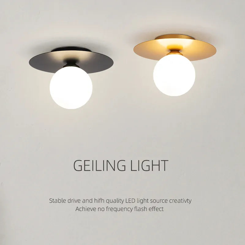 Plafoniera LED nordica moderna elegante