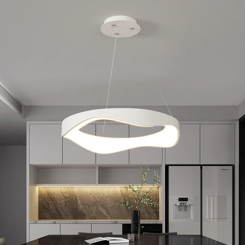 lampadario minimalista moderno di lusso per soggiorno e studio