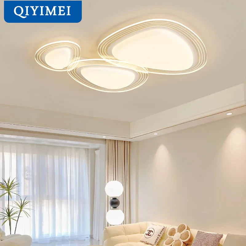Lampadario contemporaneo sospeso elegante e luminoso
