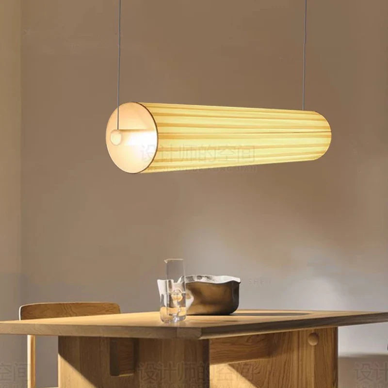 lampadario design moderno a led a forma di cilindro
