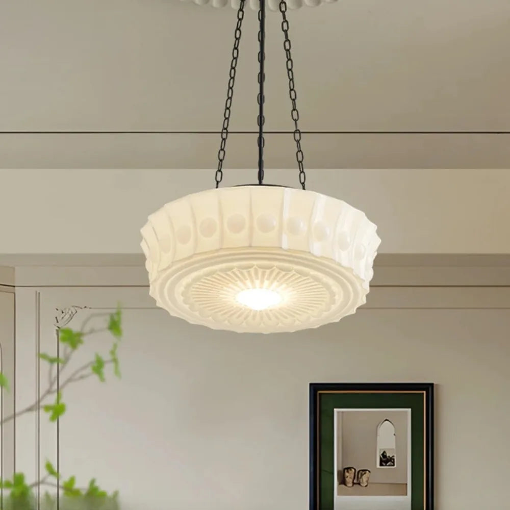 Lampadario a sospensione design in vetro elegante