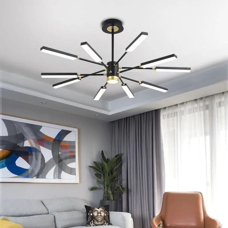 lampadario moderno a sospensione per decorazione d'interni e illuminazione nordica
