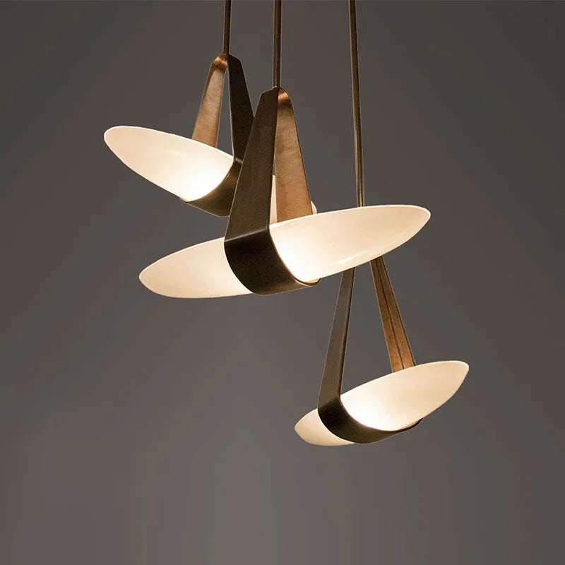Lustre LED scandinavo elegante