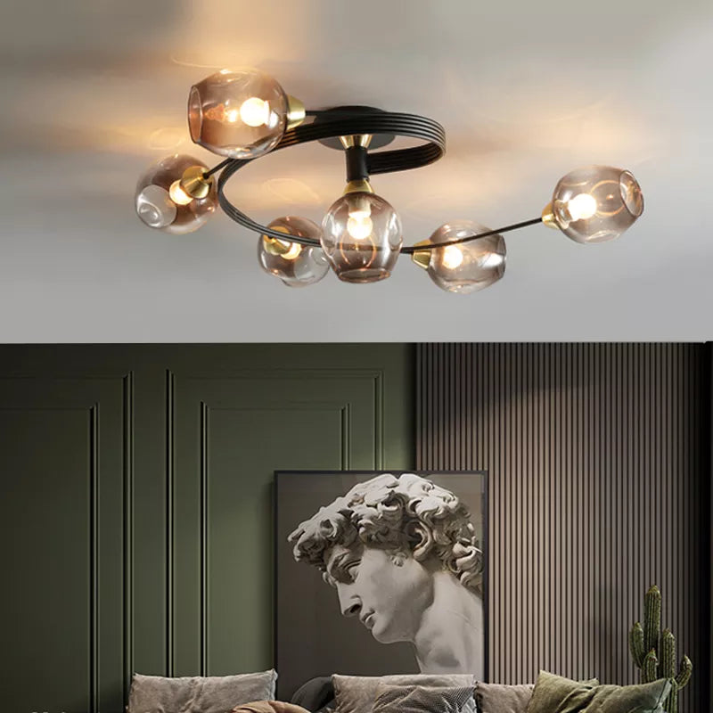 Lampada a sospensione LED nordica elegante da soffitto