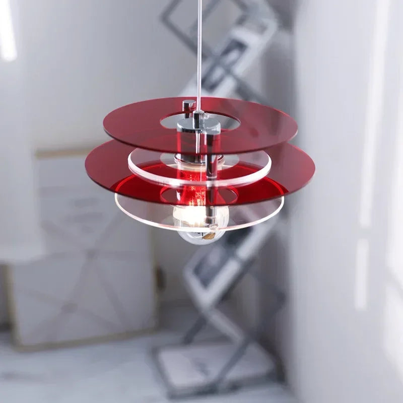 Lampadario vintage UFO design luminoso