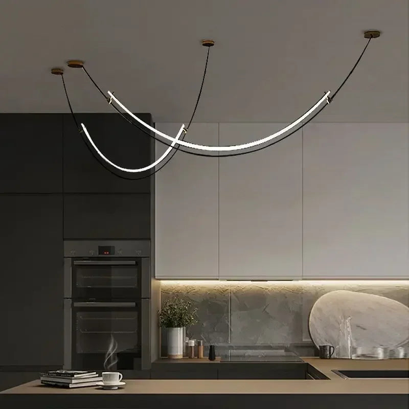 lampadario sospeso design minimalista moderno per decorazione d'interni