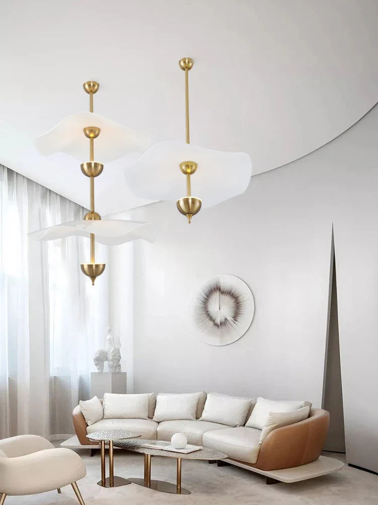 lampadario nordico acrilico minimalista per ristorante e caffè