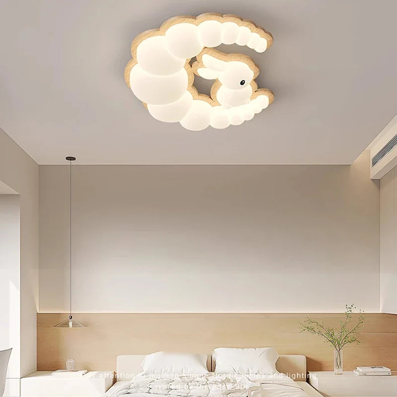 lampadario led intelligente con telecomando per decorazione moderna