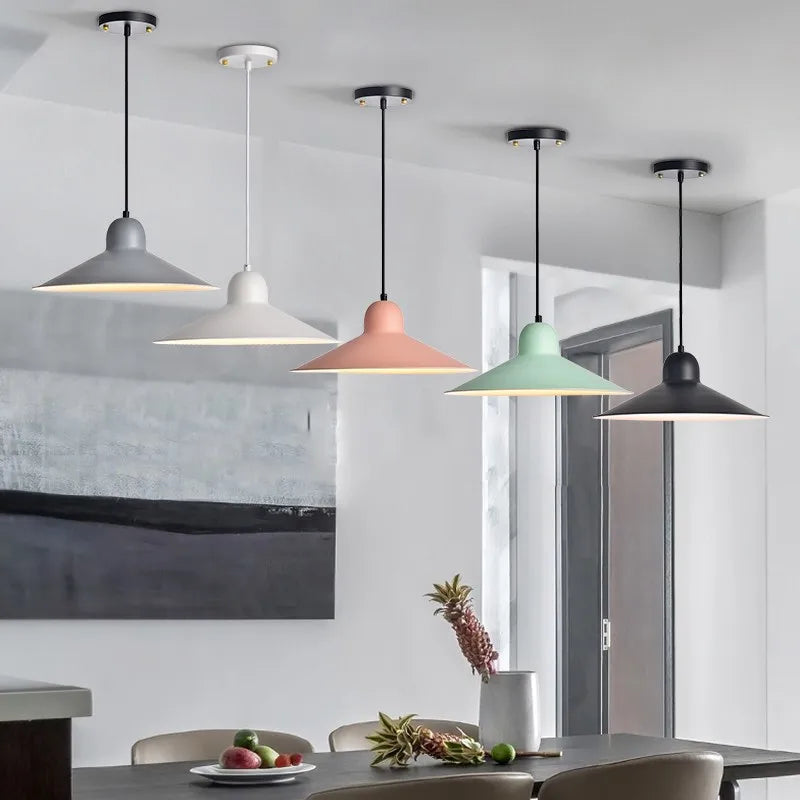 lampadario moderno stile nordico per decorazione d'interni multicolore