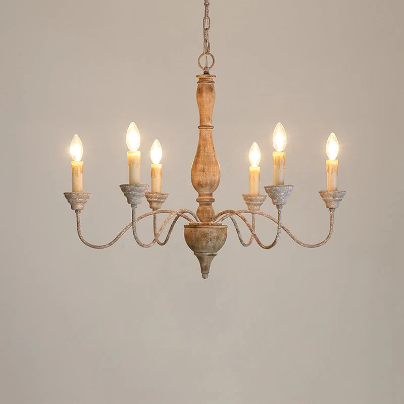 lampadario in legno stile americano rurale vintage soggiorno sala da pranzo camera sospensione caffè negozio di abbigliamento plafoniera