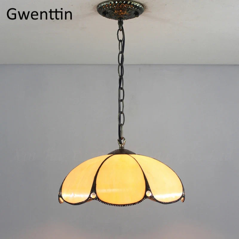 Lampadario Tiffany per soggiorno elegante