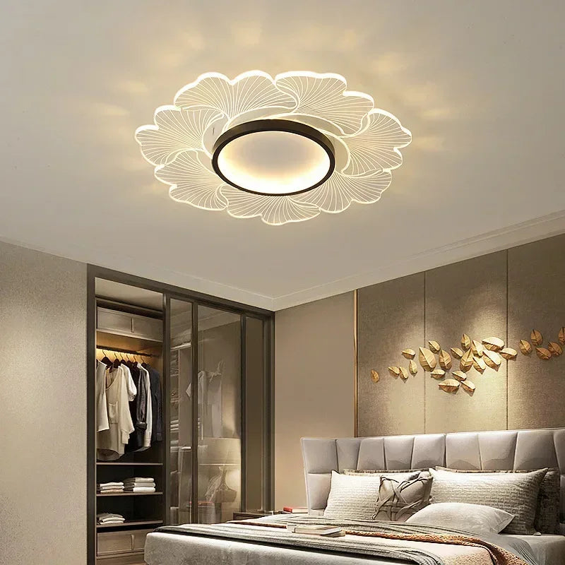 Lampadario moderno che illumina uno spazio chic