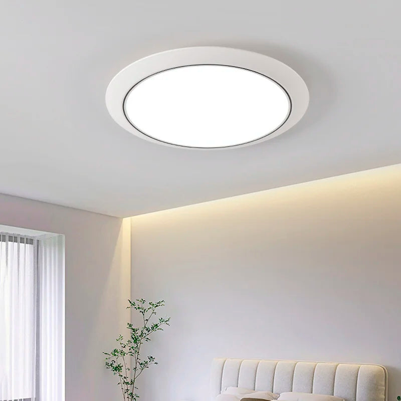 lampadario led ultra-sottile tre-protezione circolare moderno minimalista