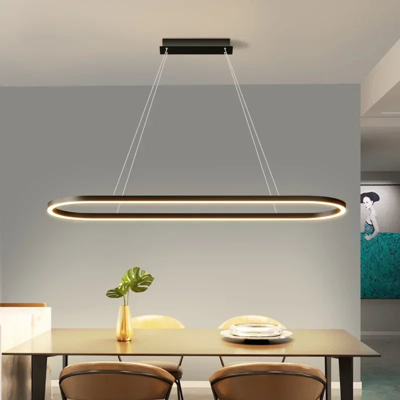 Lampadario LED moderno elegante soggiorno