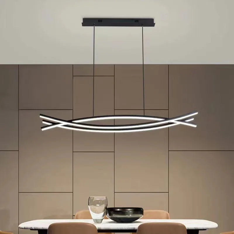 Lampadario LED in alluminio regolabile