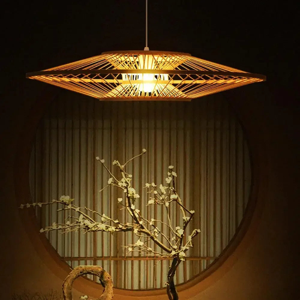 Lampadario Vintage Naturale Elegante Esotico