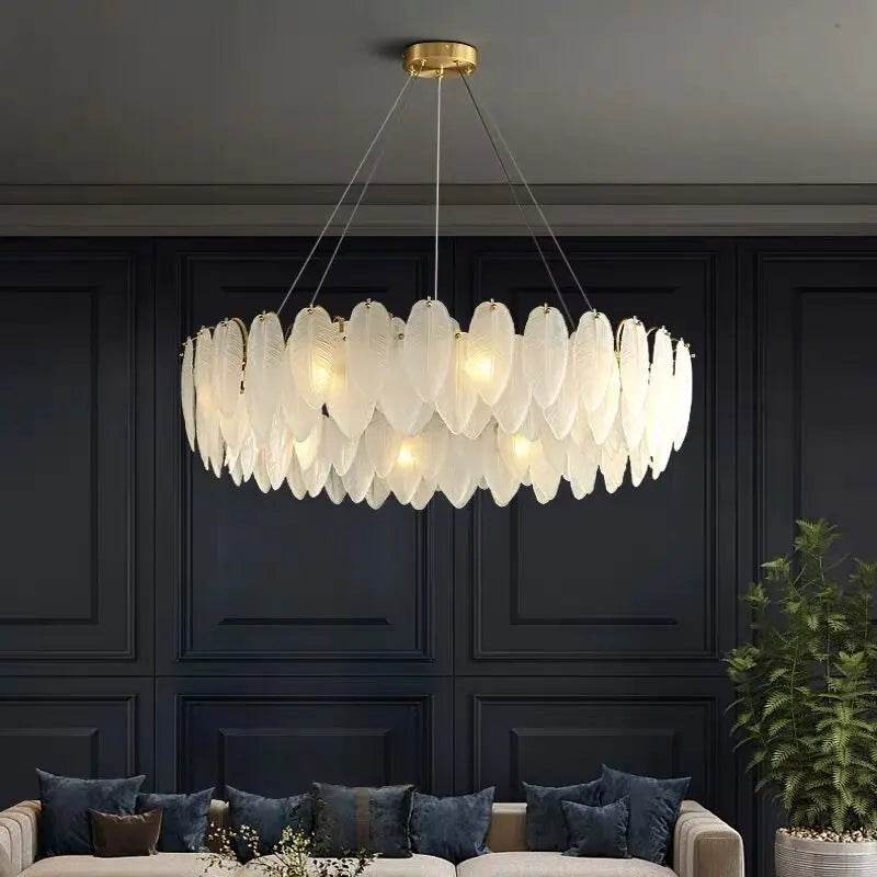 Lampadario in cristallo moderno ed elegante
