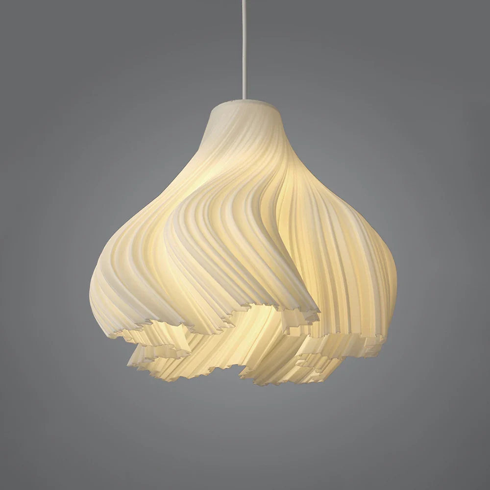 lampadario nordico con fiori stampati 3d per ristorante e bar