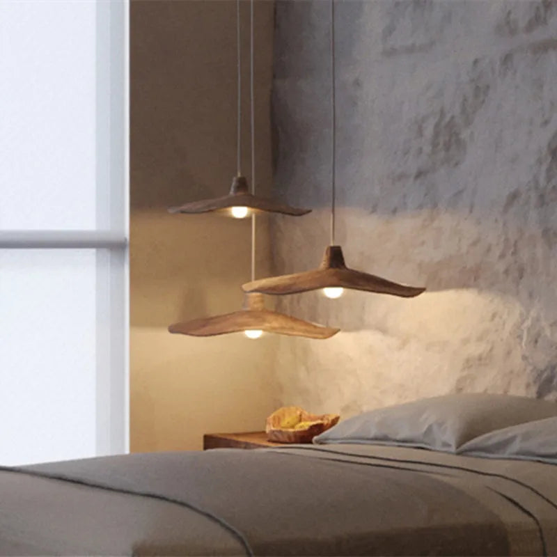 lampadario vintage giapponese wabi sabi per decorazione d'interni moderna