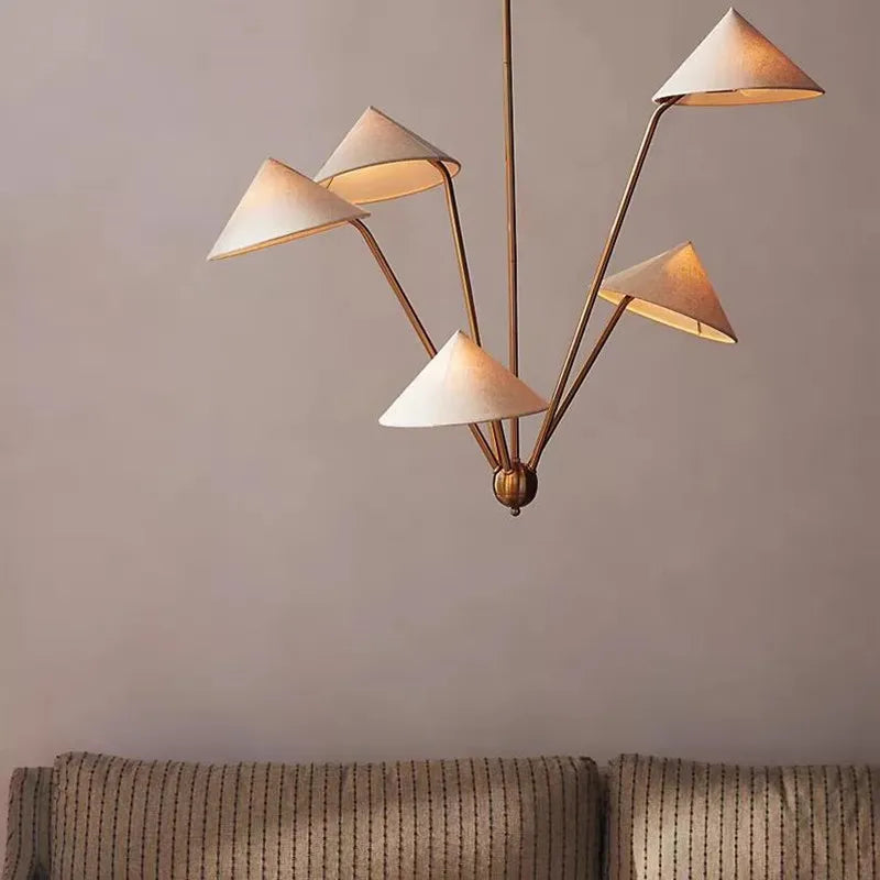 Lampadario Giapponese Contemporaneo Essenziale