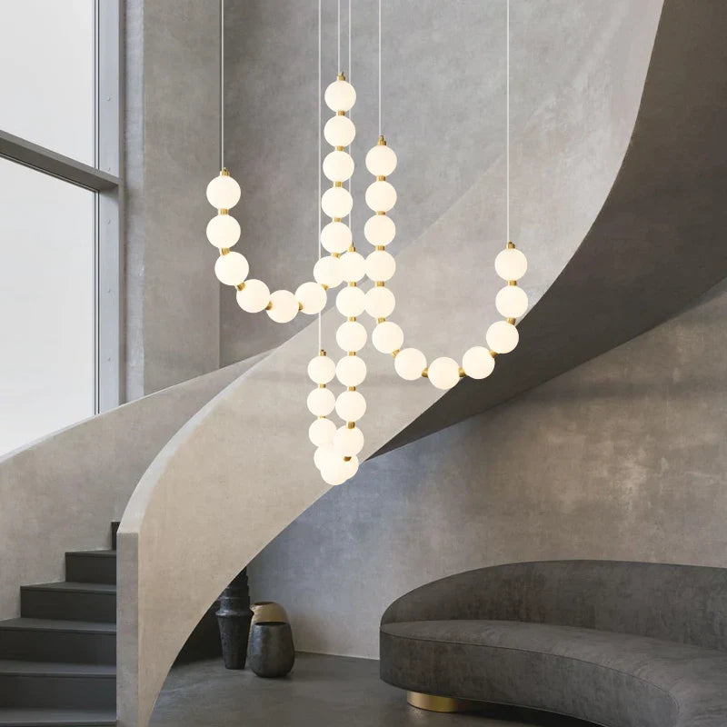 lampadario francese moderno in rame design bar luce moda duplex semplice