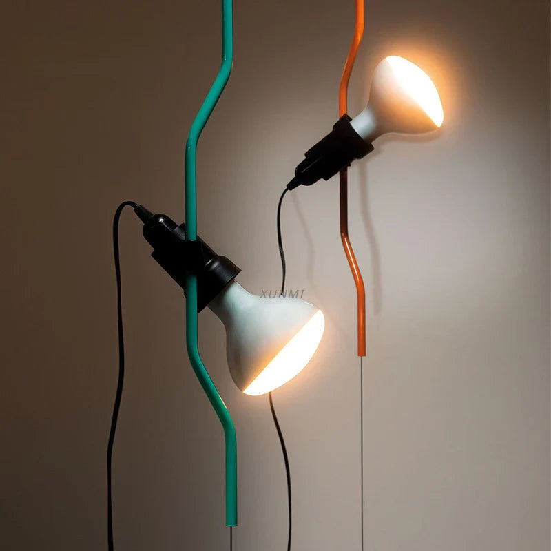 lampadario da terra minimalista italiano ad altezza regolabile decorativo
