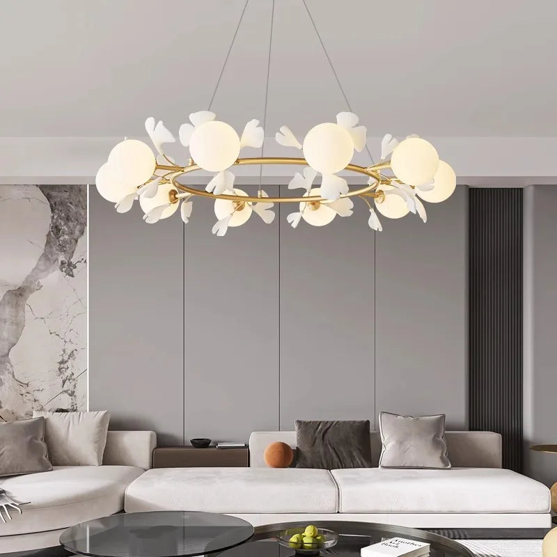 Lampadario sospeso nordico per illuminazione interna soggiorno