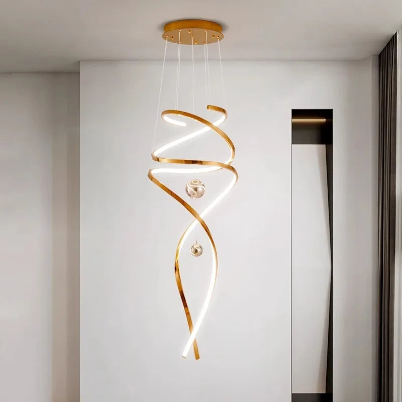 Lampadario sospeso nordico per illuminazione interna soggiorno