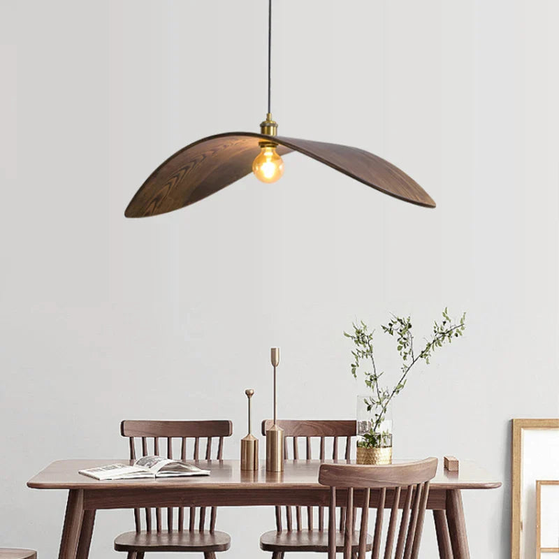 Lampadario LED Wabi Sabi brillante artigianale