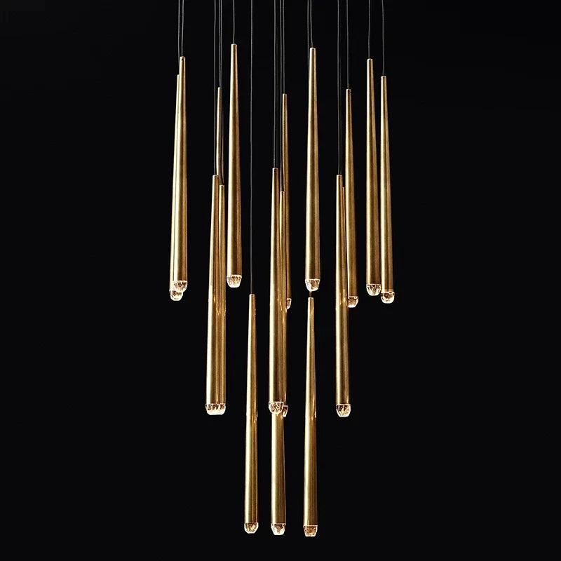 lampadario in cristallo design moderno per illuminazione interna elegante