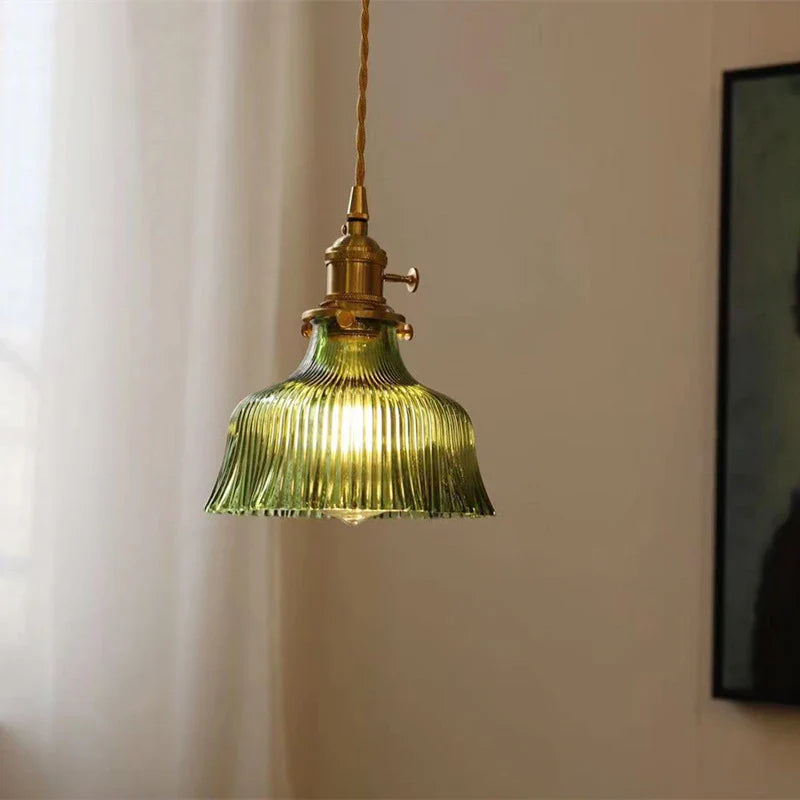 lampadario in vetro nordico per decorazione d'interni moderna