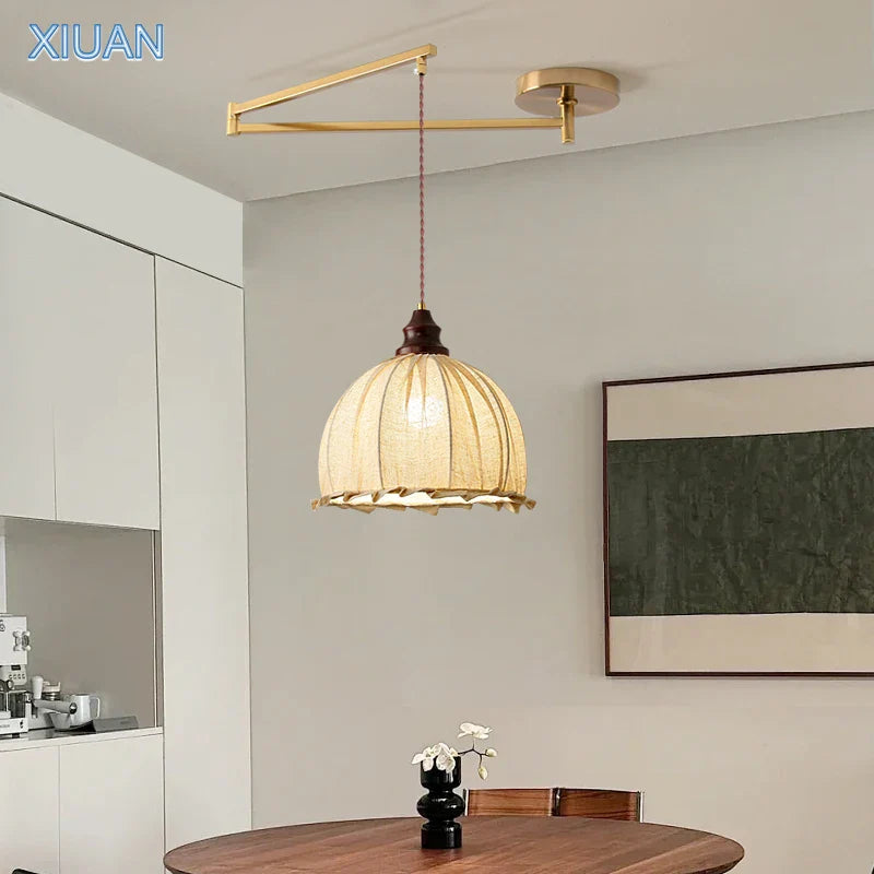 Lampadario vintage artigianale wabi-sabi elegante