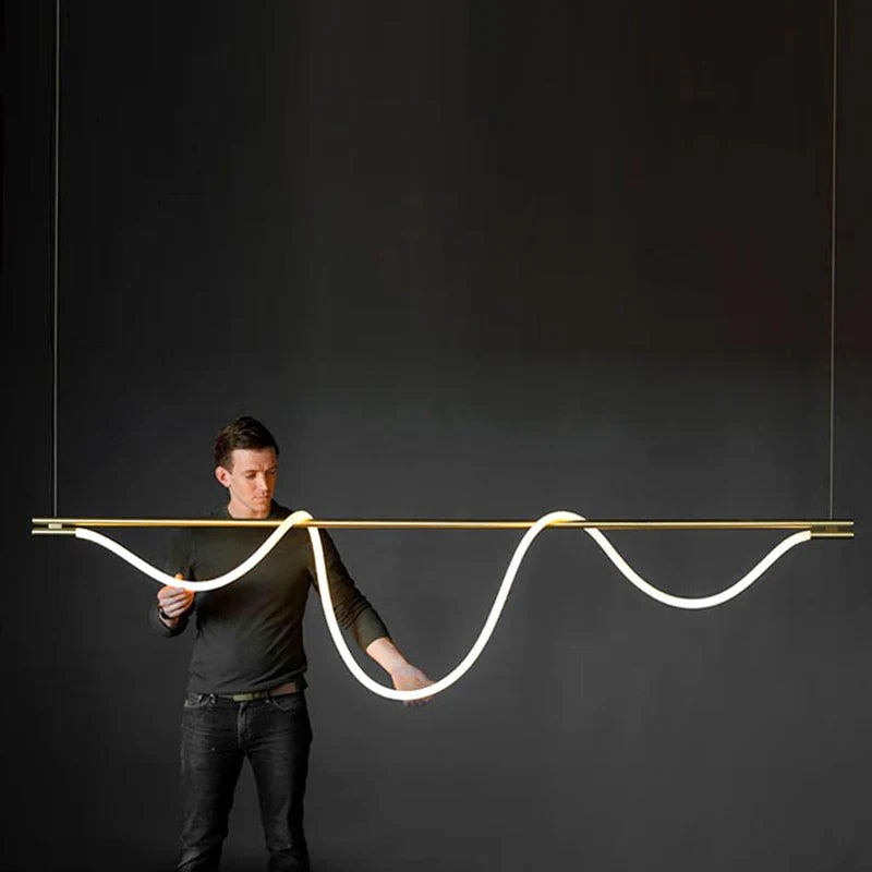 Lampadario design moderno LED per illuminazione interna