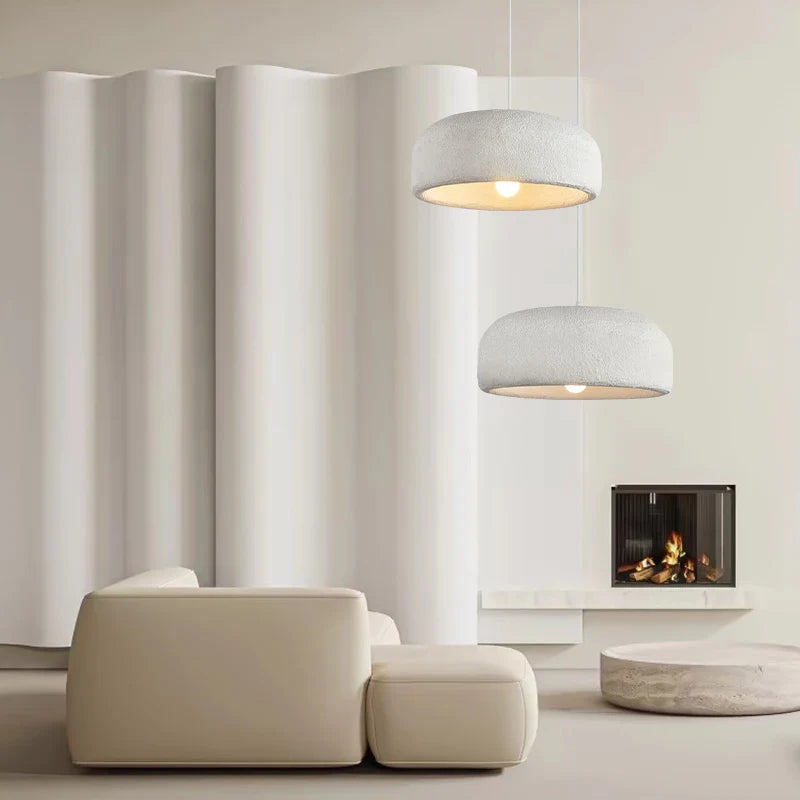 lampadario led moderno minimalista wabi sabi nordico per bar e ristorante