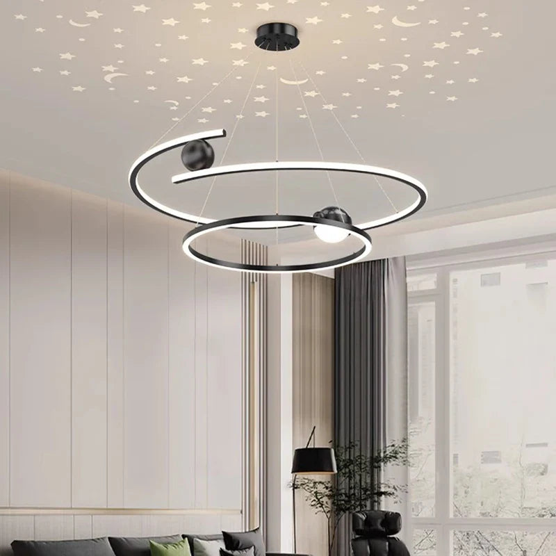 Lampadario nordico decorazione casa sala da pranzo luci illuminazione interna