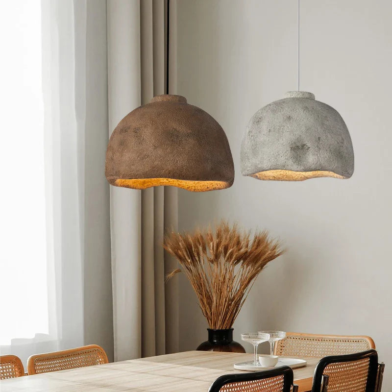 Nordico wabi-sabi sospensione LED luci lampadario ristorante bar loft sala da pranzo decorazione casa camera comodino sospensione illuminazione
