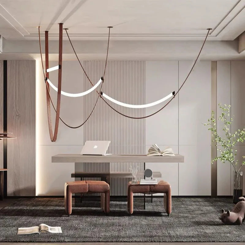 Lampadario LED per hotel design elegante