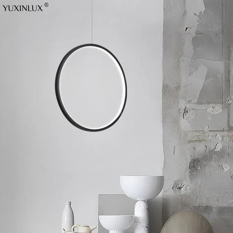 Lampadario LED scandinavo minimalista elegante