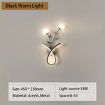 Applique Led Moderne Et Élégante. Bleu / Blanc Chaud (2700-3500K) Murale Chambre