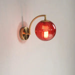 Applique Led Moderne Suspension Design Épuré Rouge Applique Murale Chambre