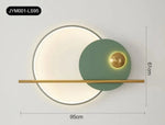 Applique led ronde en aluminium