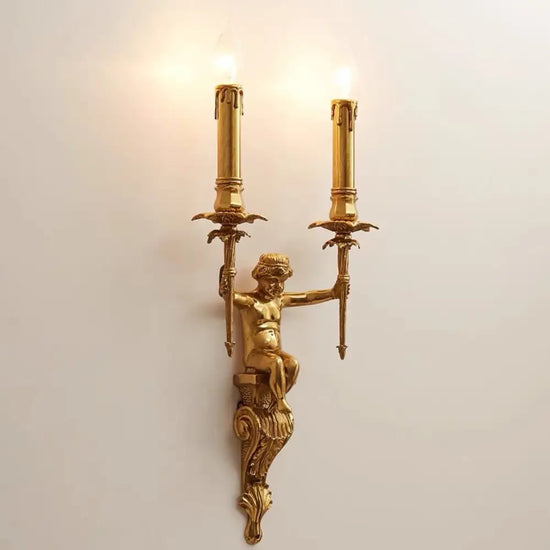 Applique Murale Ange Nordique En Luminaire Déco Vintage Euro Applique Chambre