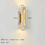 Applique Murale Art Déco: Élégance Naturelle Et Chaleureuse. Diamètre 8Cm / Lumière Chaude Chambre