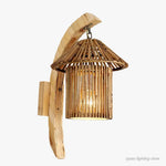 Applique Murale Bambou Zen Exotique. Chambre