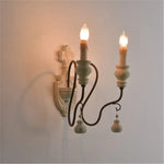 Applique Murale Bois Brut Métal Rouillé Chambre