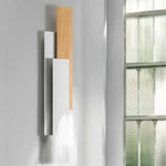 Applique Murale Chene Et Blanc Salon