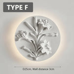 Applique Murale Circulaire Vintage Chic Design Type F / Blanc Froid (5500-7000K) Chambre