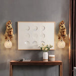 Applique Murale Créative Design Bois Nature Chambre